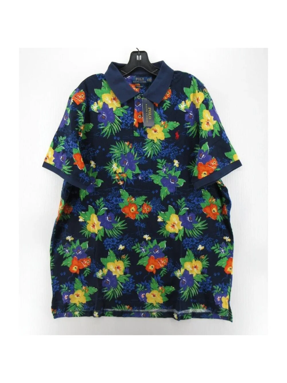 Polo Ralph Lauren Polo Shirt XXL Hawaiian Floral Classic Fit Tropical